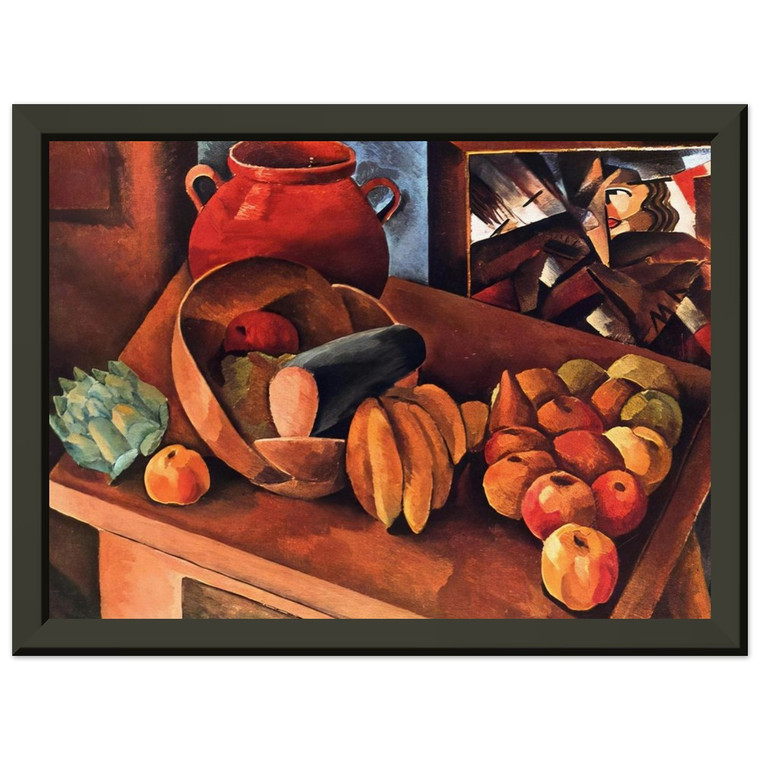 Moise Kisling STILL LIFE FRUIT 1913 Premium Metal Framed Art Print / Poster