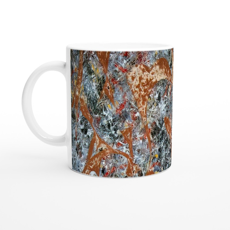 Jackson Pollock - NUMBER 7 OUT OF THE WEB 1949 Ceramic Mug