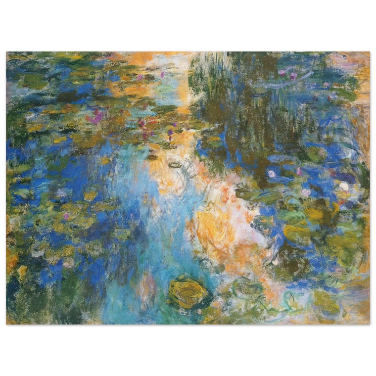 claude monet  The Water Lily Pond X Wood Print