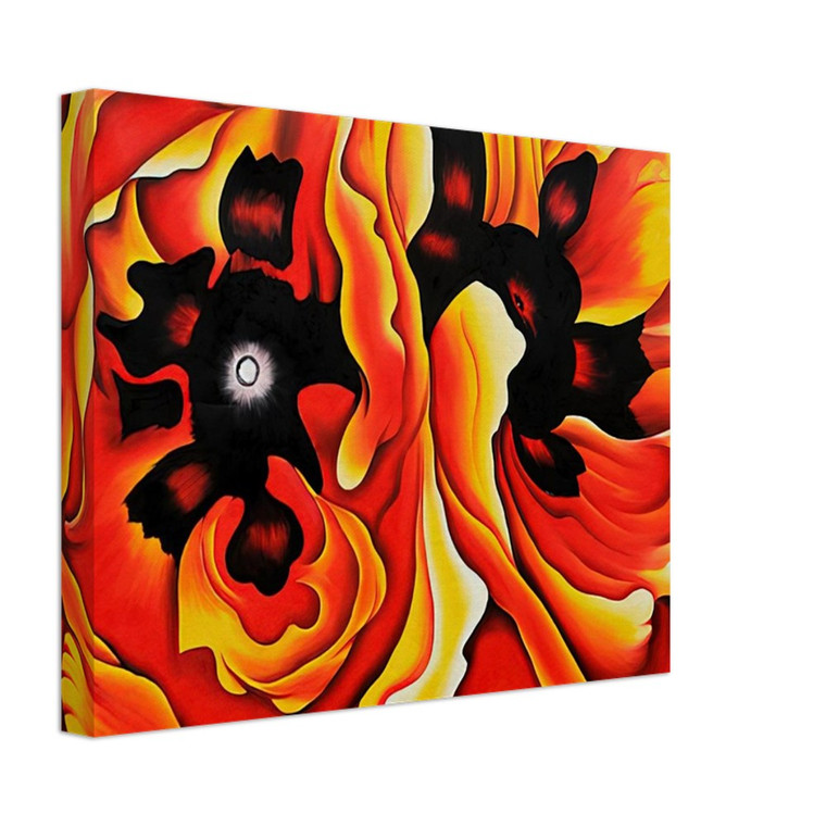 Georgia OKeeffe  Oriental Poppies II Canvas