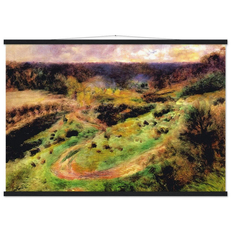 Pierre-Auguste Renoir Landscape at Wargemont Matte Paper Poster Hanger