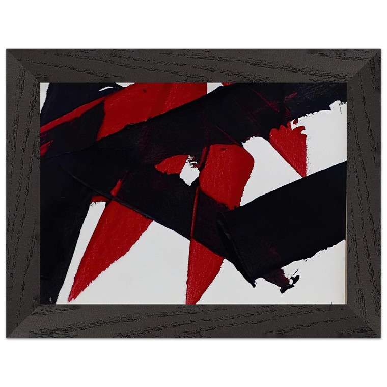 Luis Feito  UNTITLED 2007 N3 Premium Wooden Framed Art Print / Poster