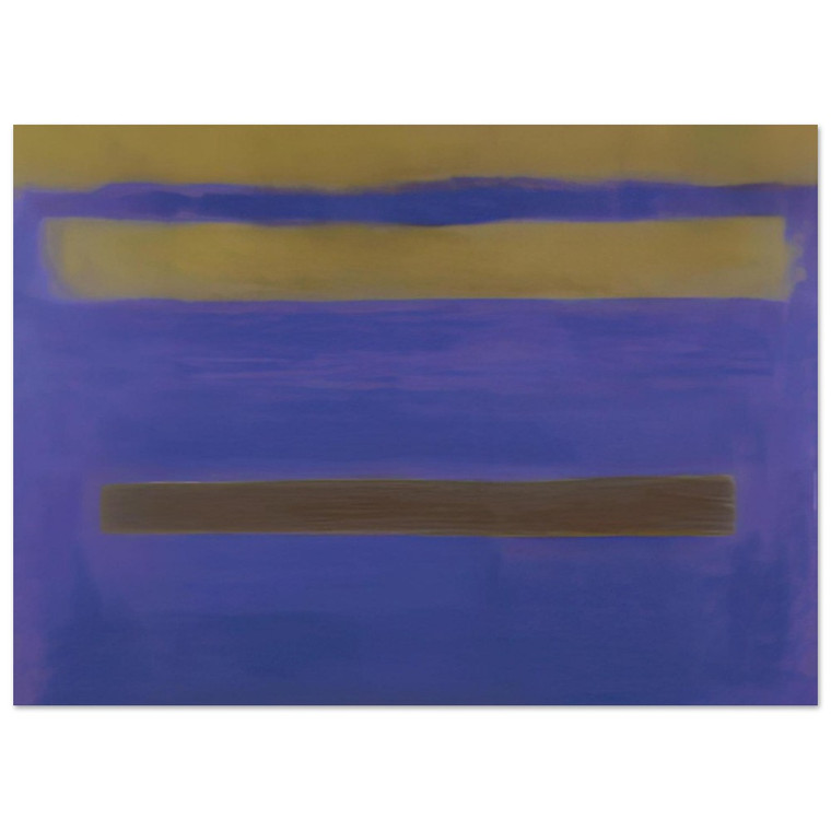 Esteban Vicente  UNTITLED 1980 1 Fine Art Poster / Art Print