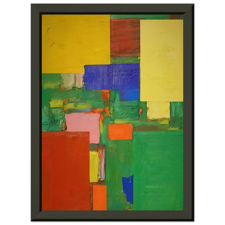 Hans Hofmann  Equipoise Premium Metal Framed Art Print / Poster