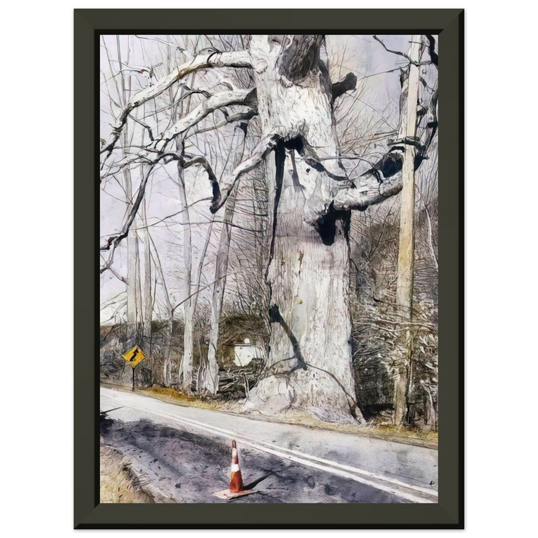 Andrew Wyeth  WALKING STICK Premium Metal Framed Art Print / Poster