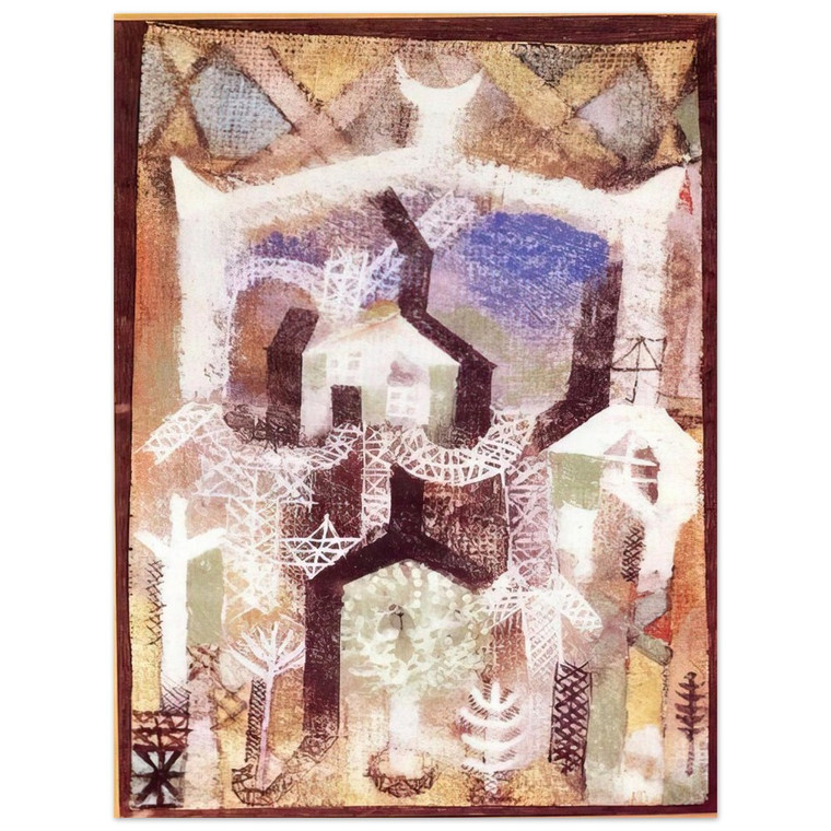 Paul Klee  SUMMER HOUSES 1919 Aluminum Print