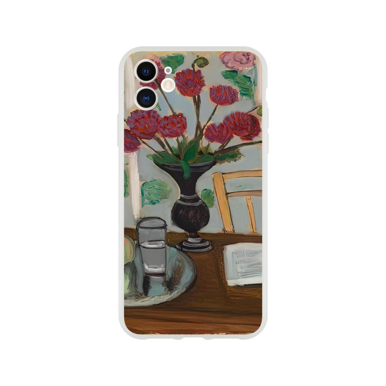 Henri Matisse - STILL LIFE BOUQUET OF DAHLIAS AND WHITE BOOK 1923 Flexi case