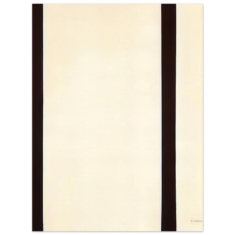 Barnett Newman  The Station of the Cross  Eighth Station Aluminum Print