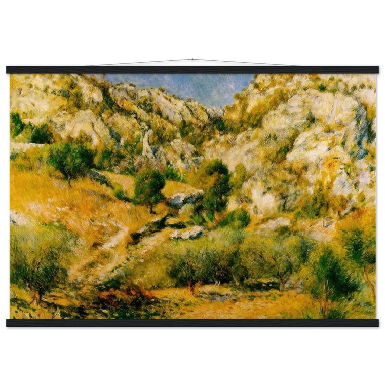 Renoir Rocky Craggs at l'Estaque Museum Matte Poster Hanger
