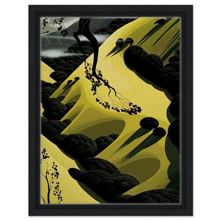 Eyvind Earle  High Country Valley Framed Canvas