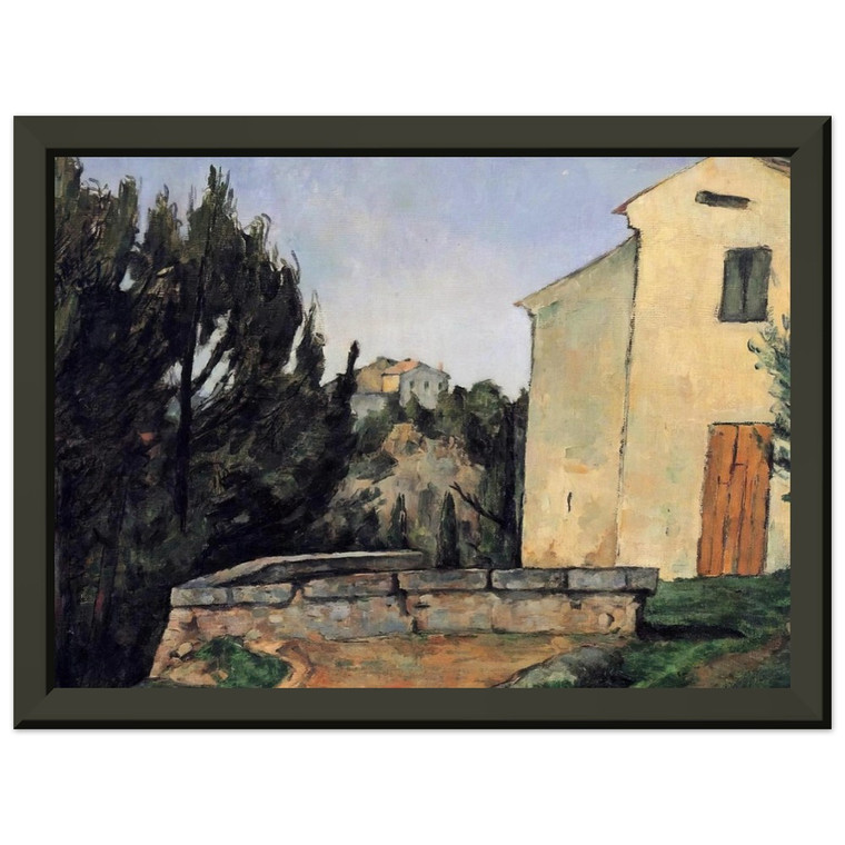 Paul Cezanne  The Abandoned House Premium Metal Framed Art Print / Poster