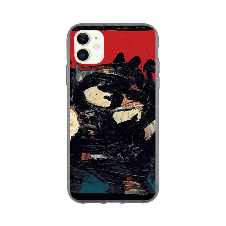 S H Raza - Ciel Rouge Sur Le Lac - 1961 Bio case