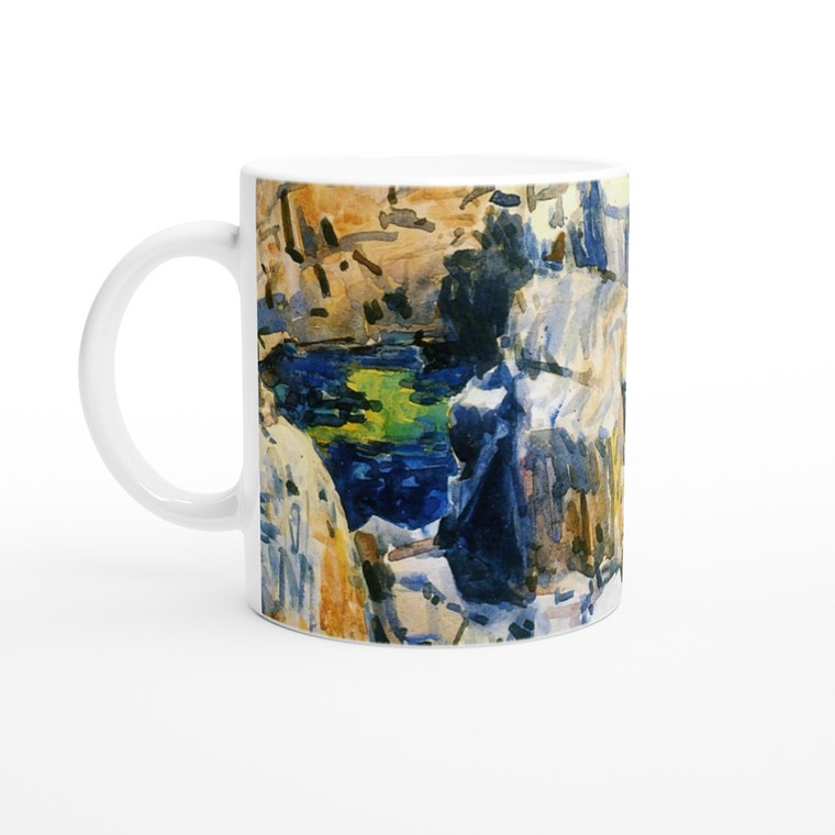 Childe Hassam - Rocks at Appledore Ceramic Mug