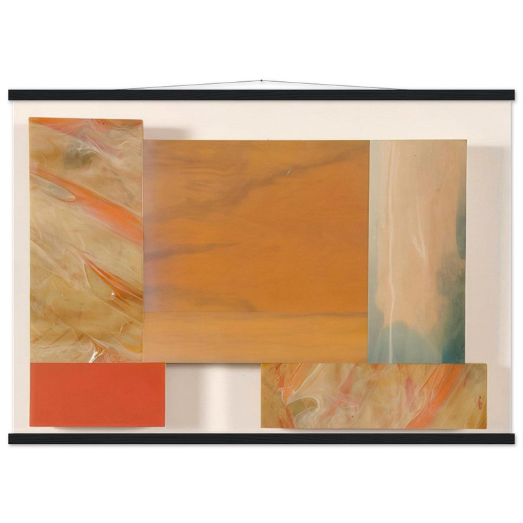 Sam Gilliam  With Orange Museum-Quality Matte Paper Poster with Hanger