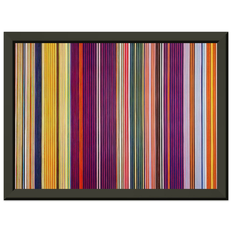 Gene Davis  Dr Peppercorn  1967 Premium Metal Framed Art Print / Poster