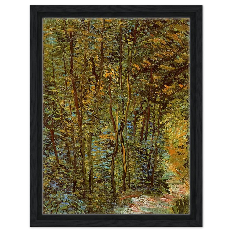 Vincent van Gogh  Path in the Woods Framed Canvas