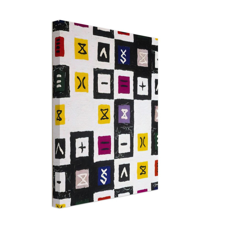 Alfred Jensen  The Great Mystery II  1960 Canvas