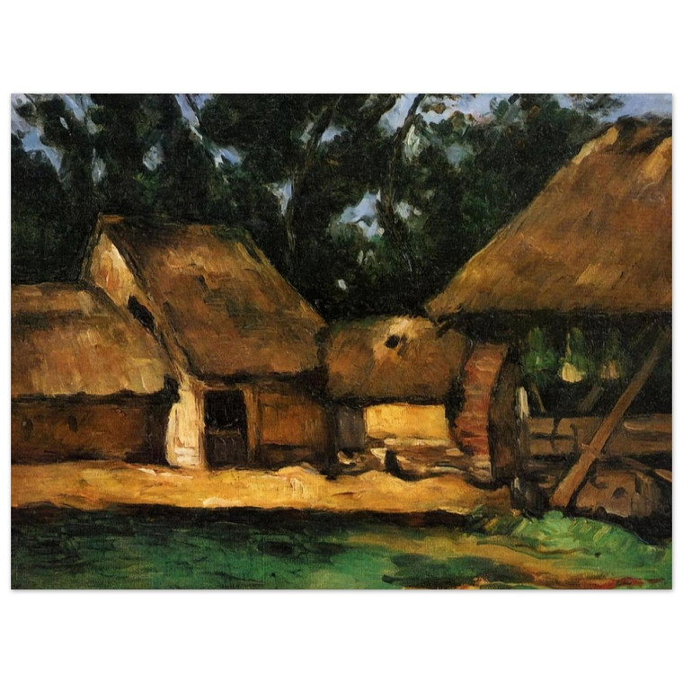 Paul Cezanne  The Oilmill Aluminum Print
