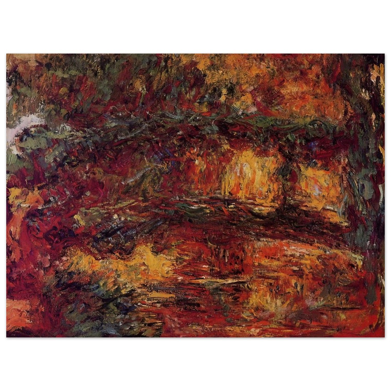 claude monet  The Japanese Bridge at Giverny Aluminum Print