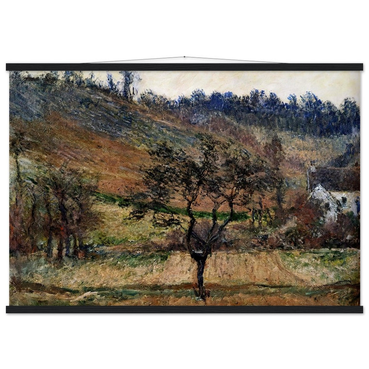 claude monet The Valley Of Falaise Matte Poster with Hanger
