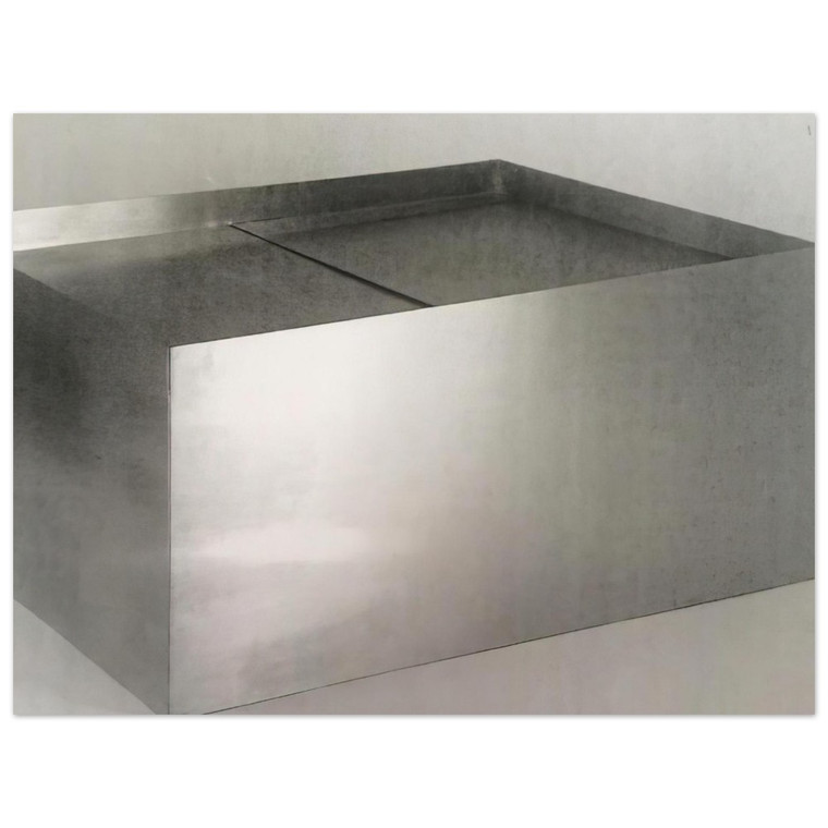 Donald Judd  Untitled Double Coffee Table  1971 Aluminum Print