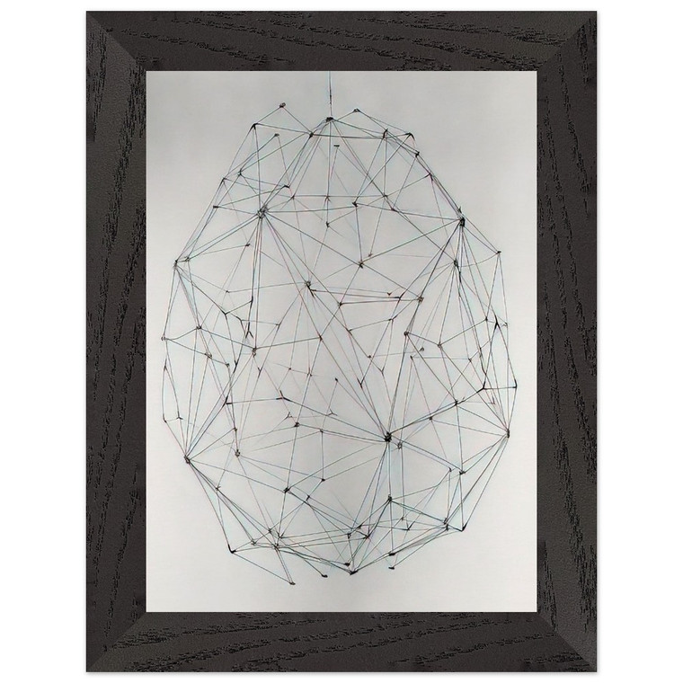 Gego  Esfera N 5  1977 Premium Wooden Framed Art Print / Poster