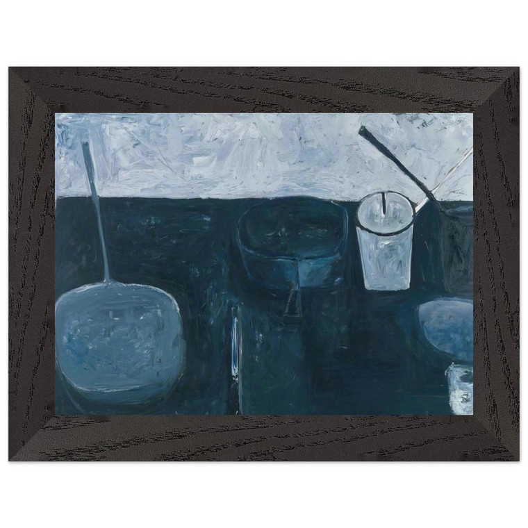 William Scott  Winter Still Life  1956 Premium Wooden Framed Art Print / Poster