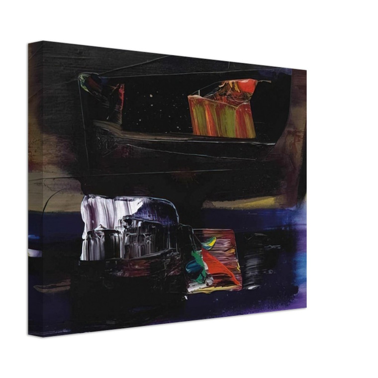 Paul Jenkins  Phenomena Tibetan Clay Offering Canvas