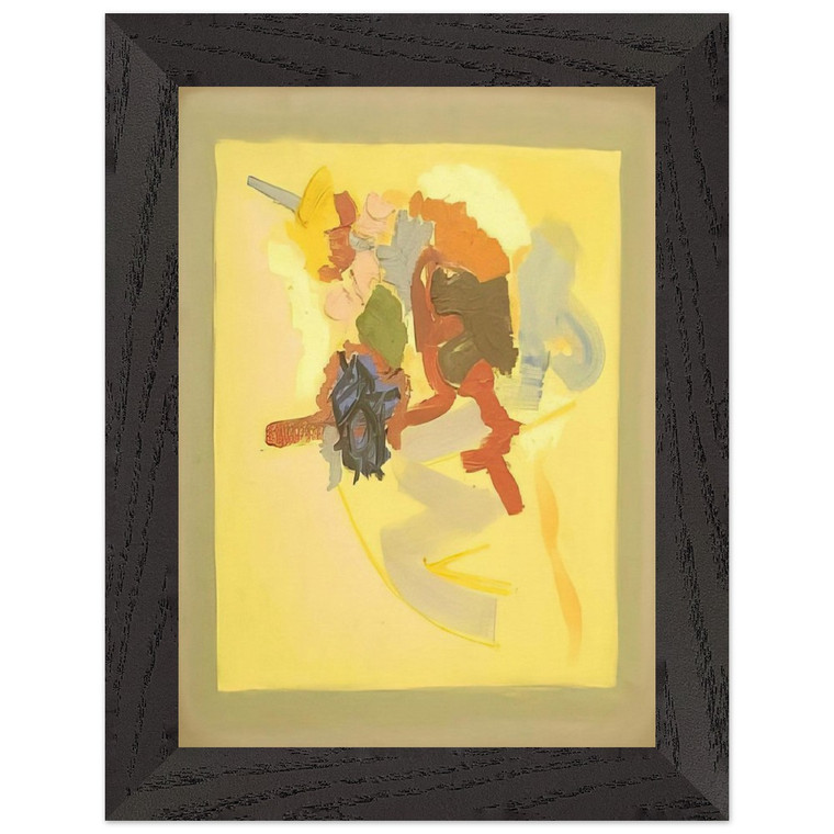 John Ferren  Yellow Field  1960 Premium Wooden Framed Art Print / Poster