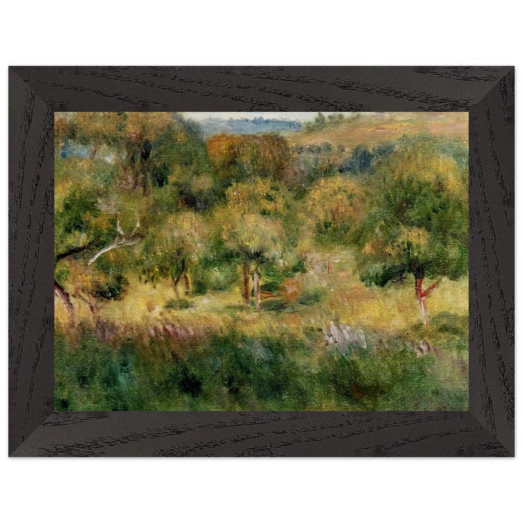 Renoir Edge of Forest Brittany Premium Wooden Framed Art Print Poster