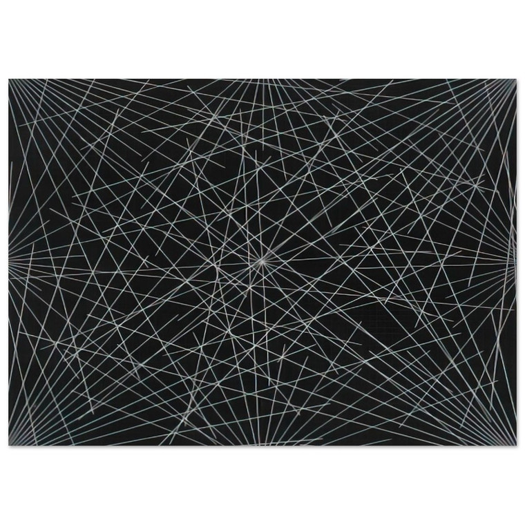 Sol LeWitt Lines From Corners Sides Centre to Grid Points Art Print