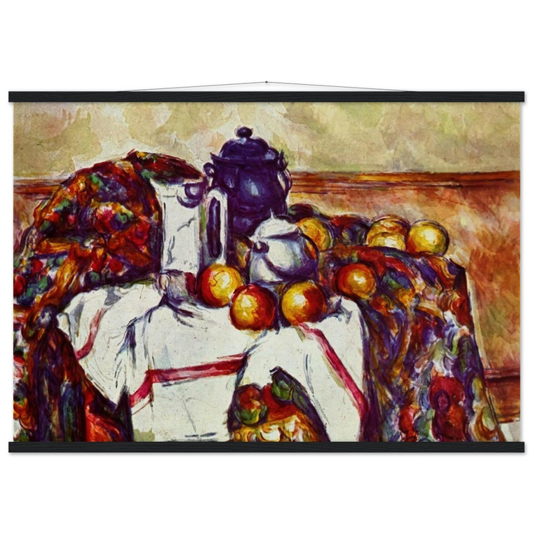Cezanne Still Life with Blue Pot Museum-Quality Matte Paper Poster with Hanger