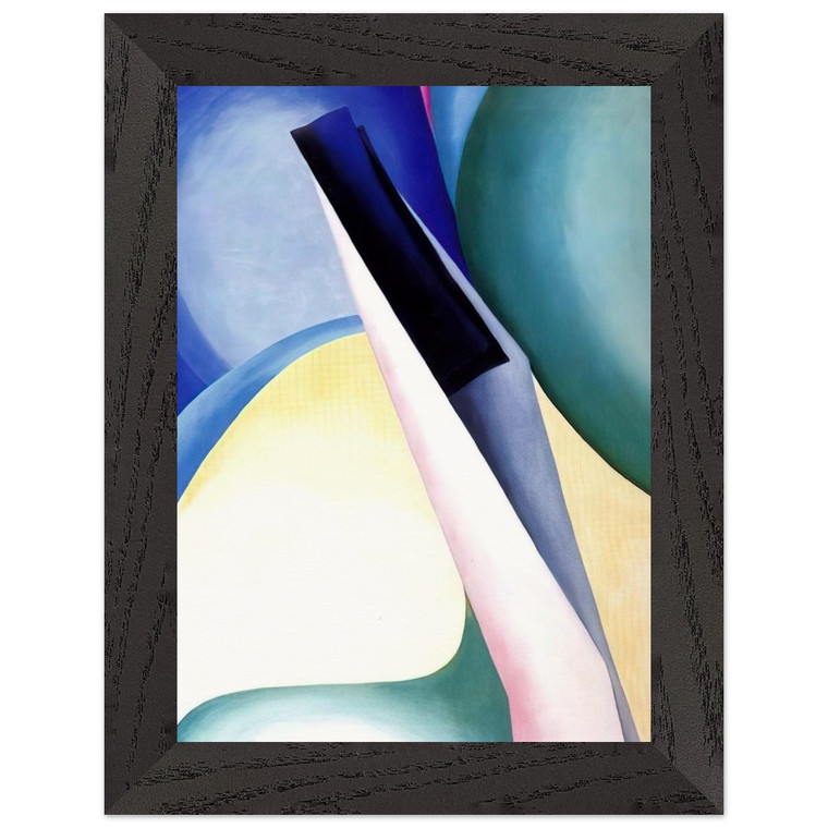 Georgia OKeeffe  Black Spot No 2 Premium Wooden Framed Art Print / Poster