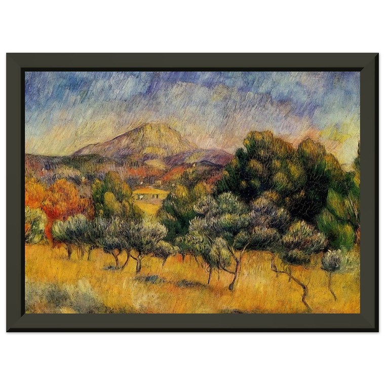 Pierre-Auguste Renoir Mount Sainte Victoire Metal Framed Art Print Poster