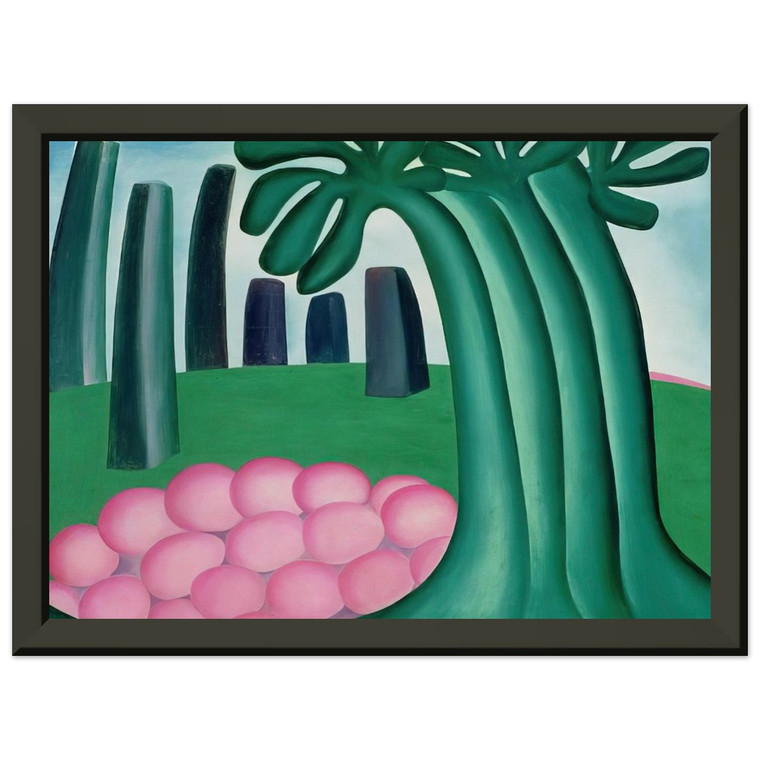 Tarsila do Amaral  Forest N2 Premium Metal Framed Art Print / Poster