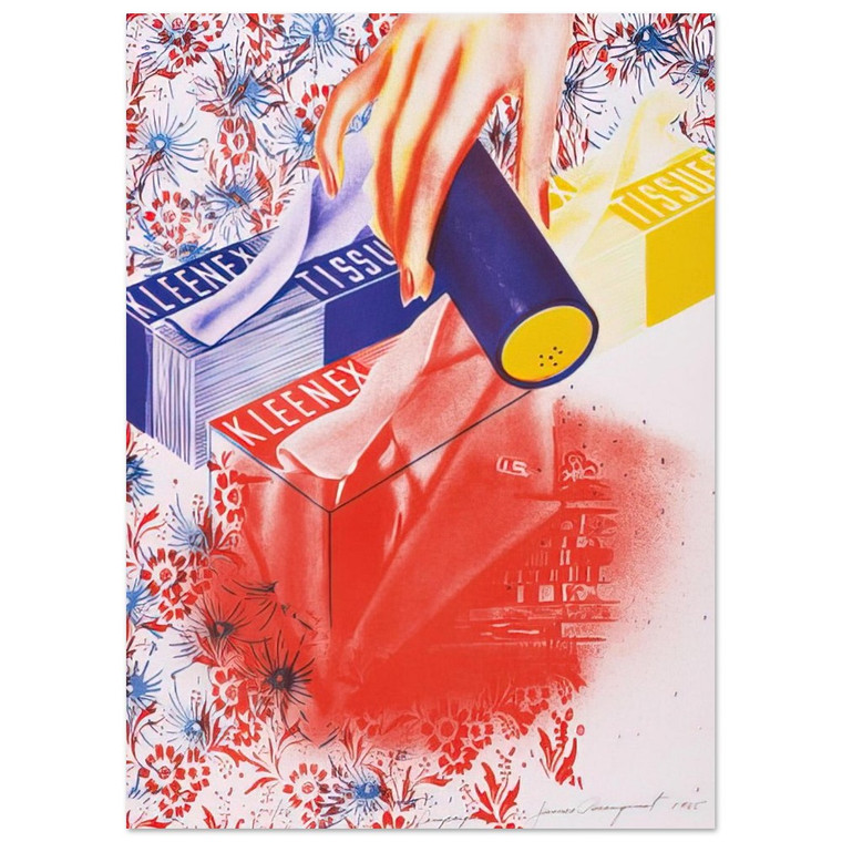 James Rosenquist  Campaign Fine Art Poster / Art Print