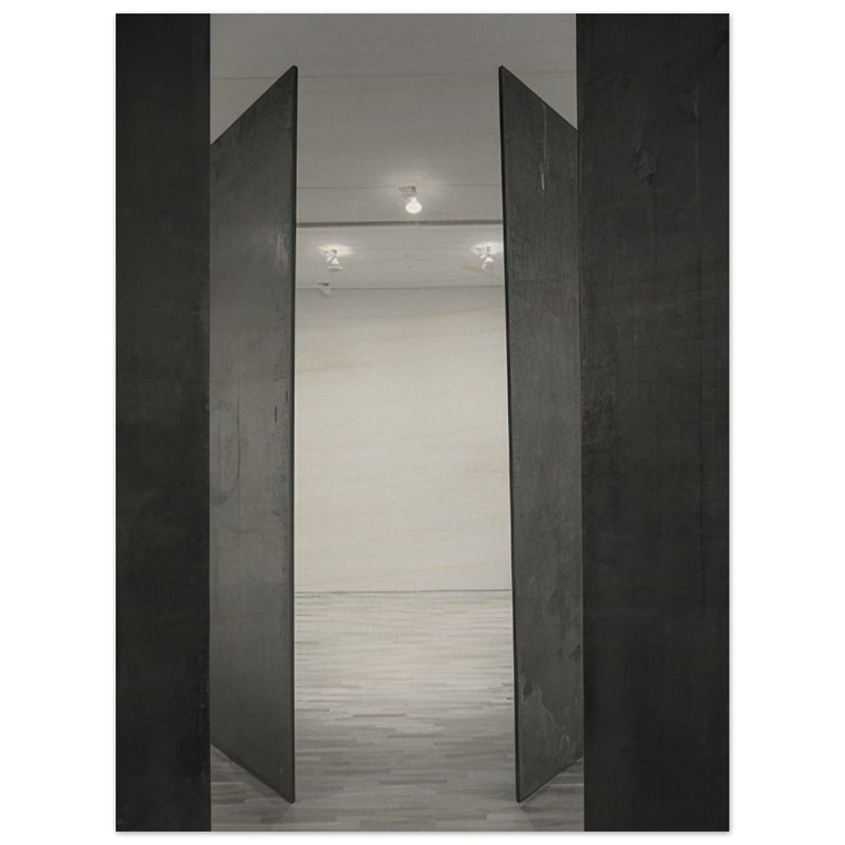 Richard Serra  CIRCUIT II 1972 Wood Print