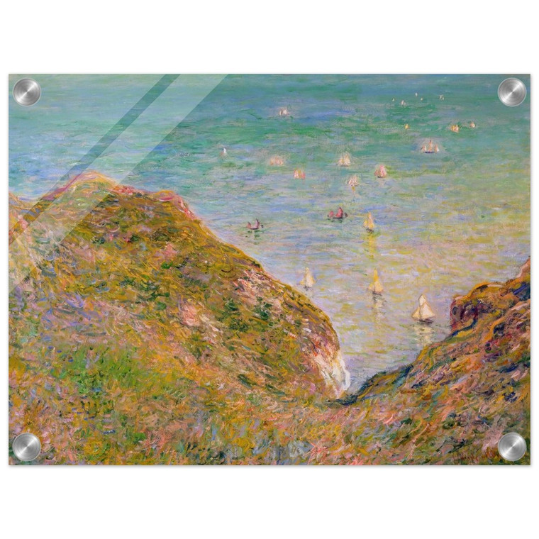 claude monet  View from the Cliff at Pourville Bright Weather Acrylic Print