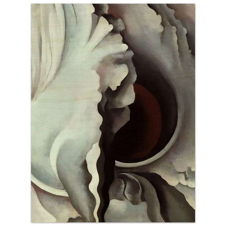 Georgia OKeeffe  Black Iris Wood Print