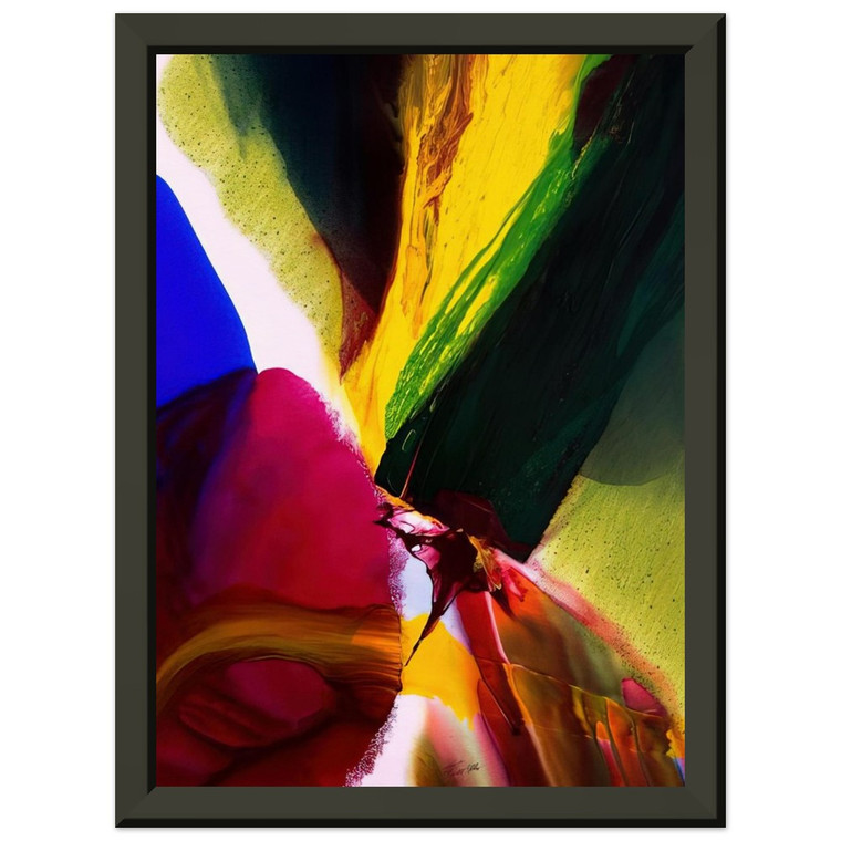 Paul Jenkins  Phenomena Phoenix Equinox Premium Metal Framed Art Print / Poster