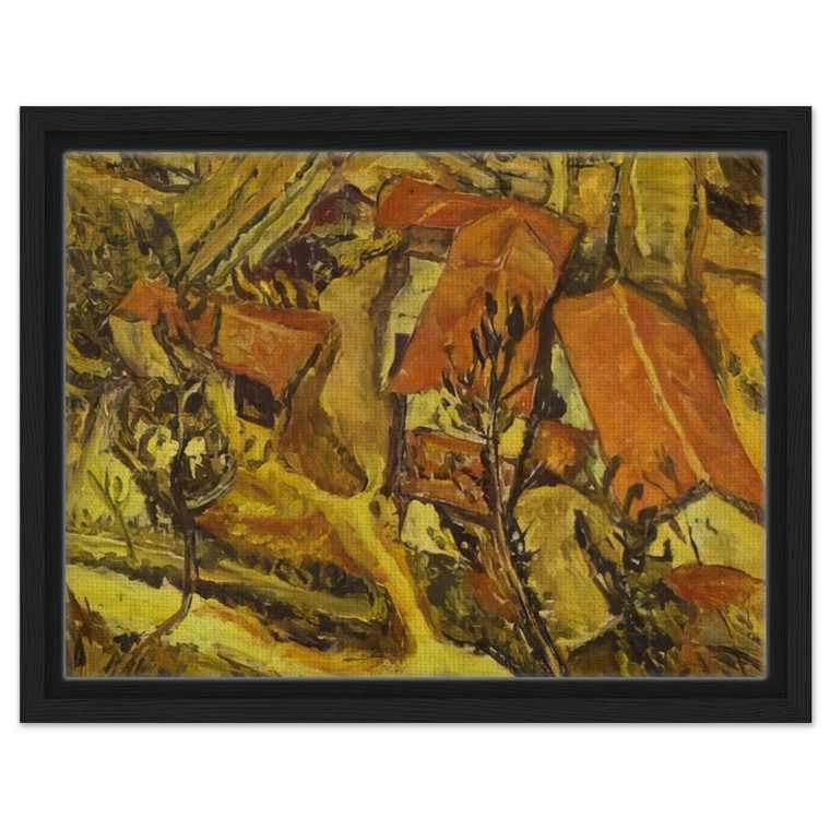 Chaim Soutine  LANDSCAPE N7 Framed Canvas