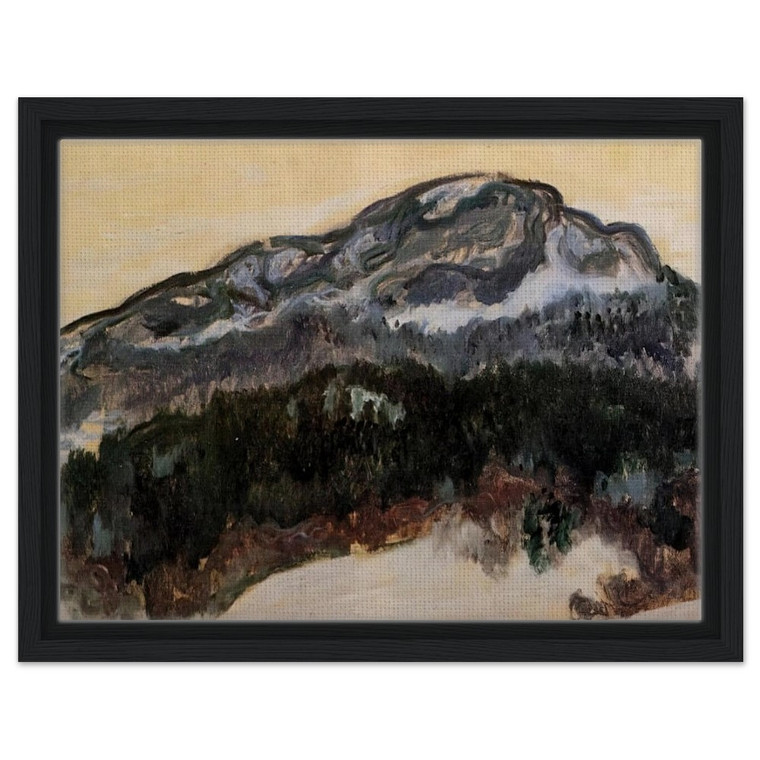 claude monet  Mount Kolsaas Norway Framed Canvas
