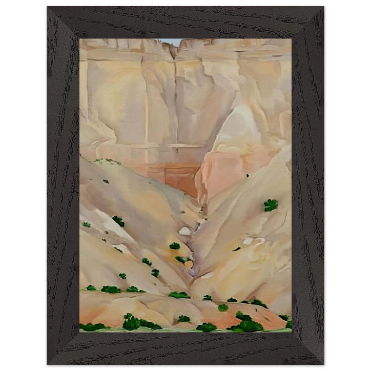 Georgia OKeeffe Cliffs Beyond Abiquiu Dry Waterfall Art Print Poster