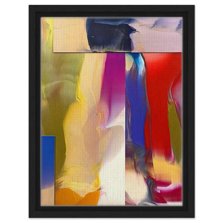 Sam Gilliam  This Time Framed Canvas