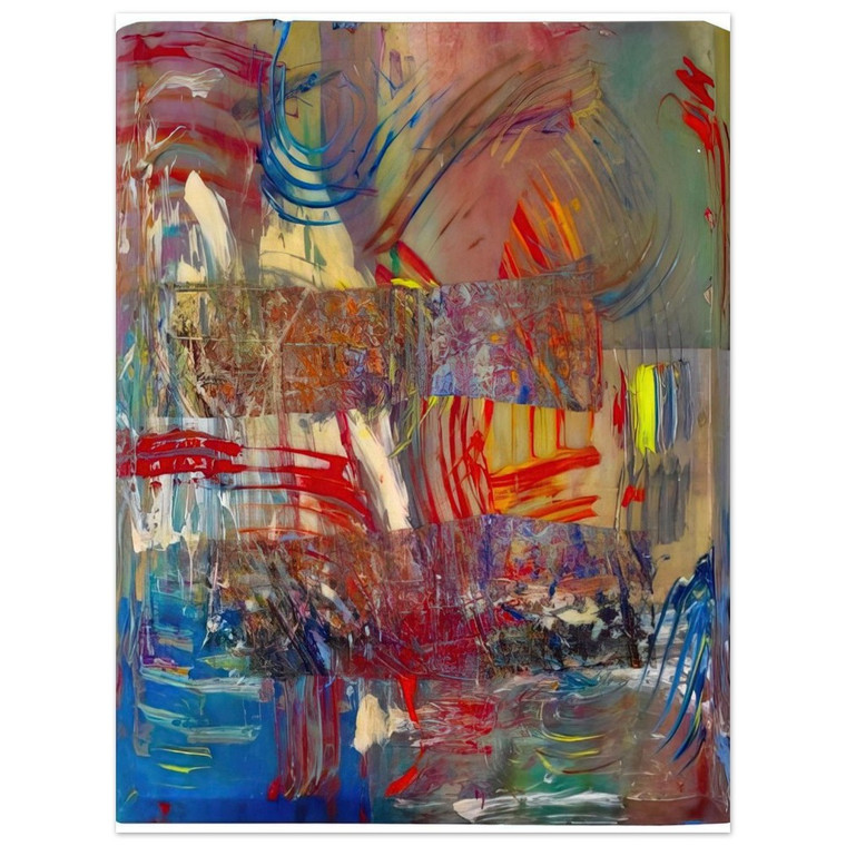 Sam Gilliam  Horses Upside Down Aluminum Print