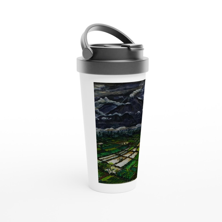 Ivan Albright - MT SEMERU JADKA KURA JAVA 1969 Travel Mug