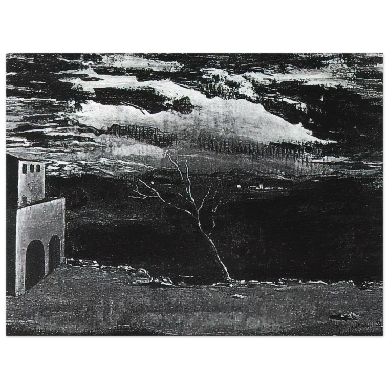 Salvador Dali  LANDSCAPE NEAR AMPURDAN Aluminum Print
