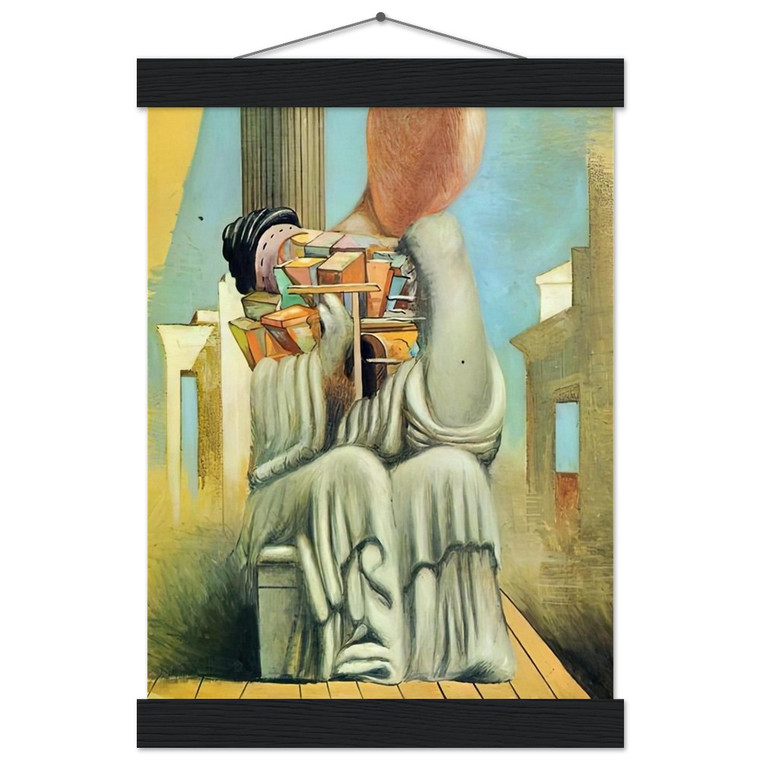 De Chirico Terrible Games Museum-Quality Matte Paper Poster with Hanger