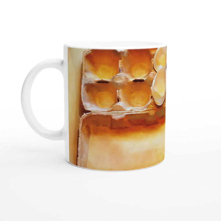 Mary Pratt - Eggs in an Egg Crate - 1975 Ceramic Mug