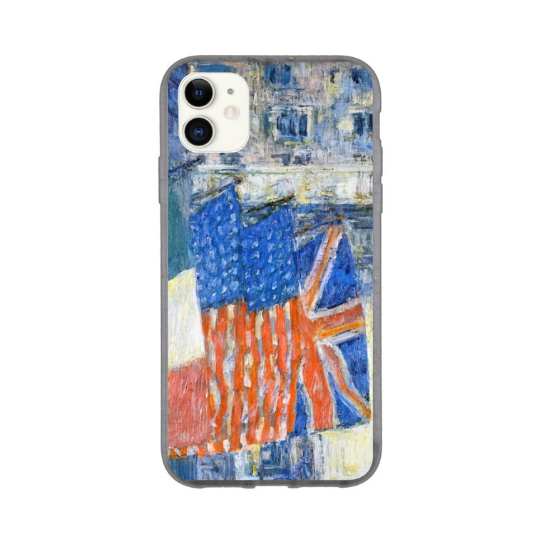 Childe Hassam - Avenue of the Allies aka Flags on the Waldorf Bio case